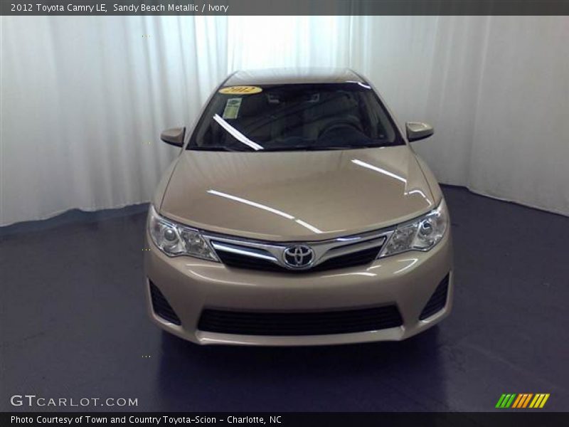 Sandy Beach Metallic / Ivory 2012 Toyota Camry LE