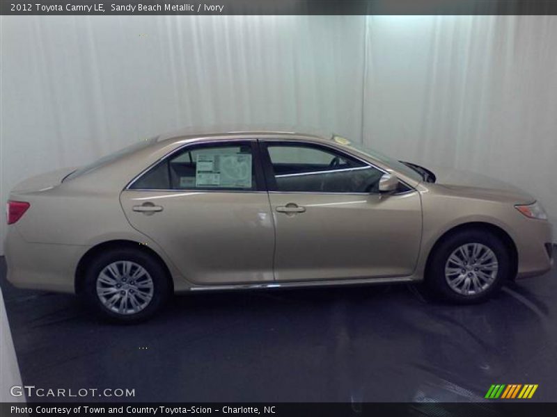 Sandy Beach Metallic / Ivory 2012 Toyota Camry LE