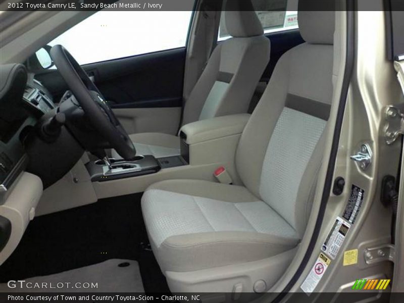 Sandy Beach Metallic / Ivory 2012 Toyota Camry LE