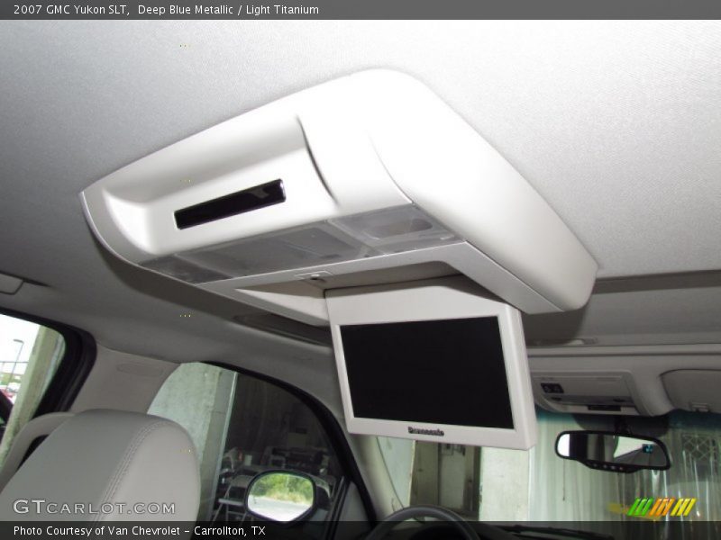 Deep Blue Metallic / Light Titanium 2007 GMC Yukon SLT