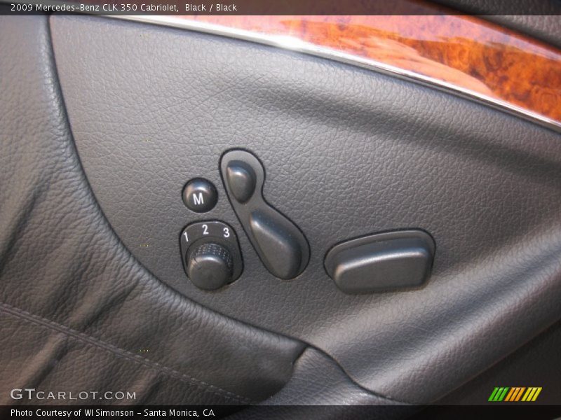 Black / Black 2009 Mercedes-Benz CLK 350 Cabriolet