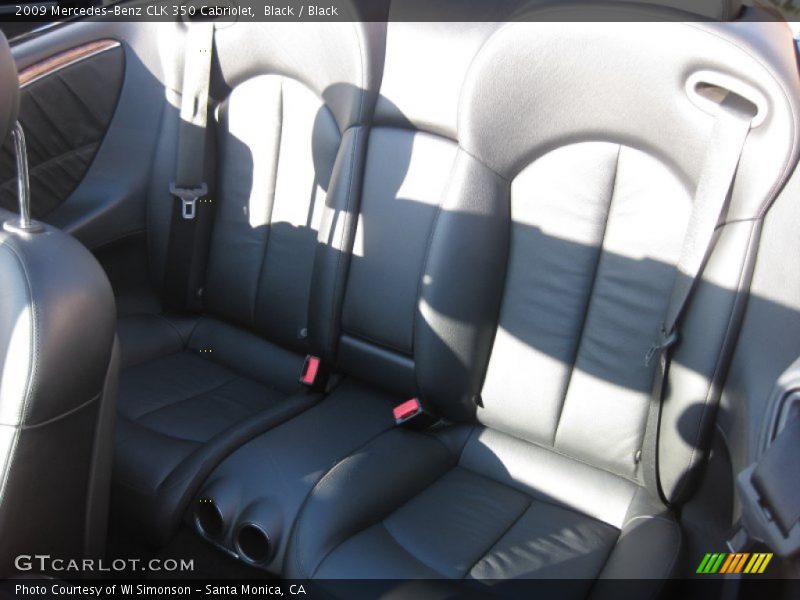 Black / Black 2009 Mercedes-Benz CLK 350 Cabriolet
