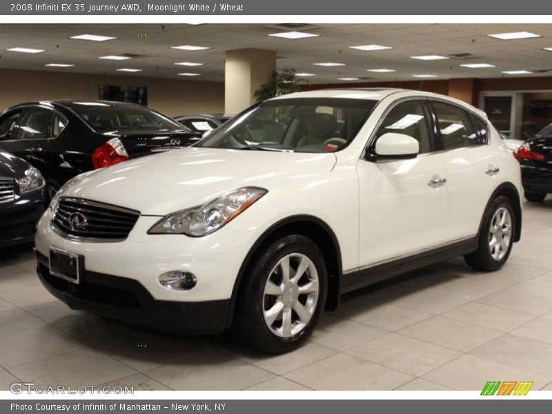 Moonlight White / Wheat 2008 Infiniti EX 35 Journey AWD