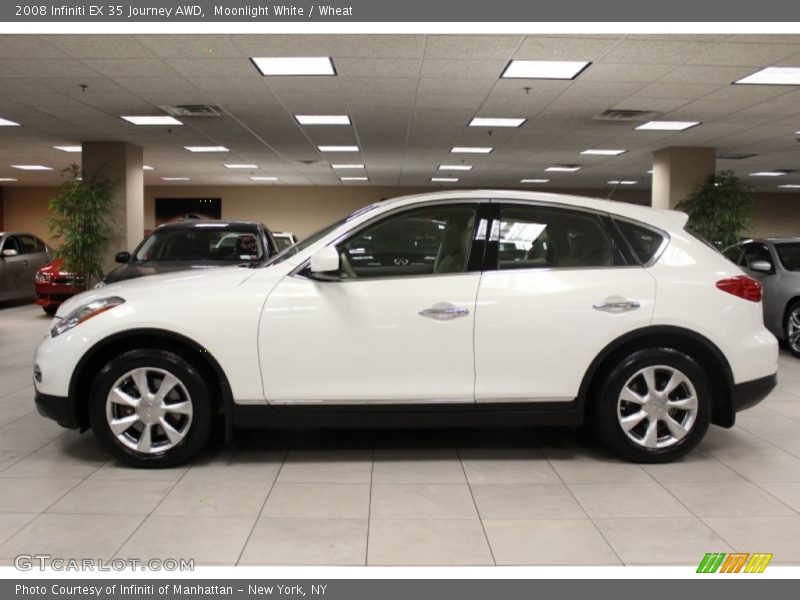 Moonlight White / Wheat 2008 Infiniti EX 35 Journey AWD