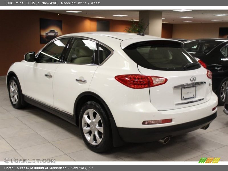 Moonlight White / Wheat 2008 Infiniti EX 35 Journey AWD