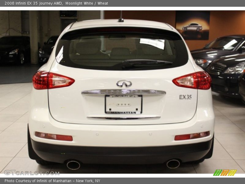 Moonlight White / Wheat 2008 Infiniti EX 35 Journey AWD
