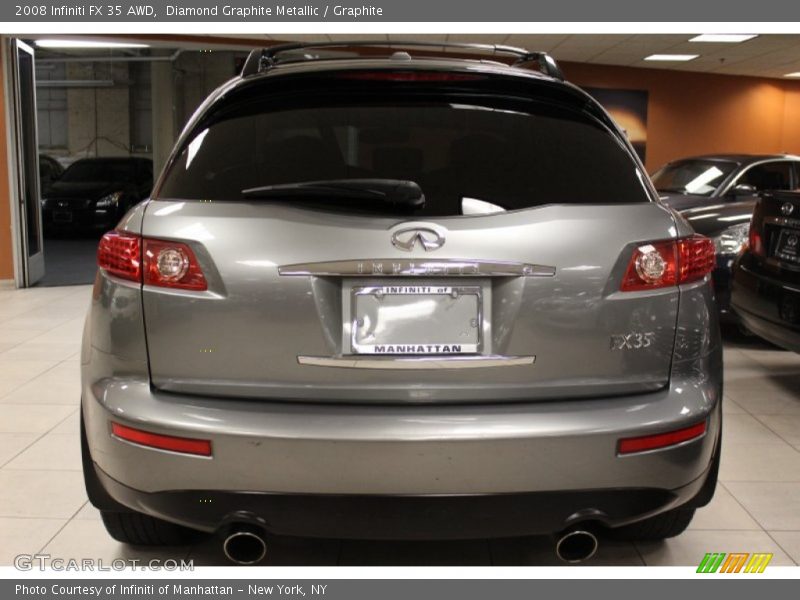 Diamond Graphite Metallic / Graphite 2008 Infiniti FX 35 AWD