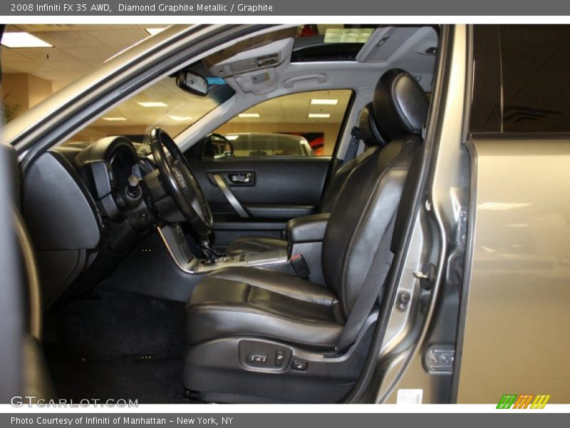 Diamond Graphite Metallic / Graphite 2008 Infiniti FX 35 AWD