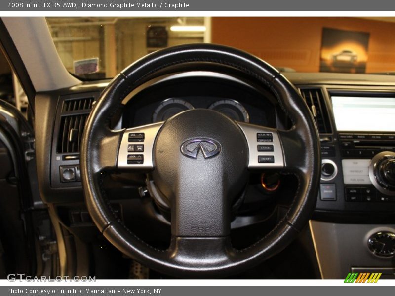 Diamond Graphite Metallic / Graphite 2008 Infiniti FX 35 AWD