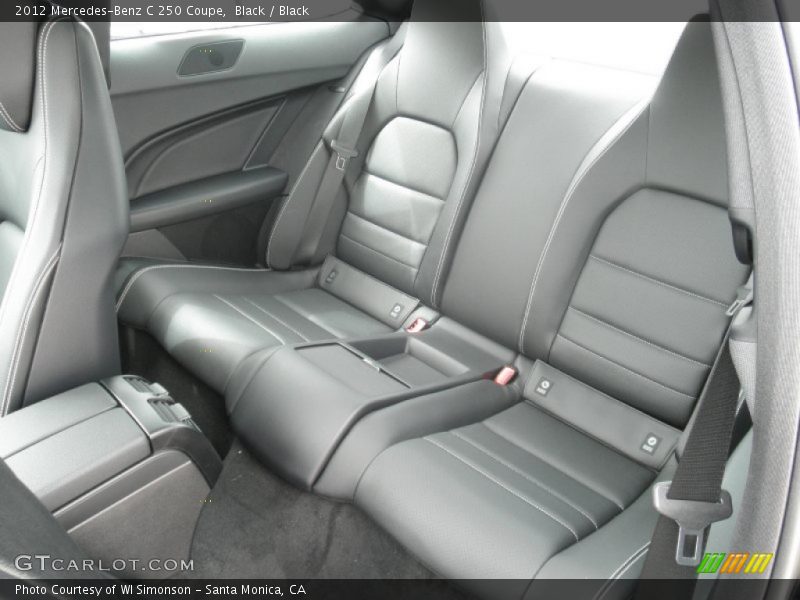 Black / Black 2012 Mercedes-Benz C 250 Coupe