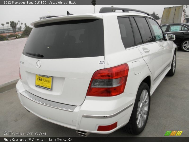 Arctic White / Black 2012 Mercedes-Benz GLK 350