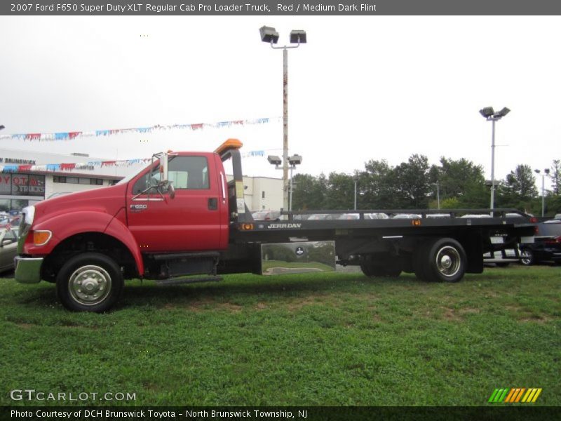  2007 F650 Super Duty XLT Regular Cab Pro Loader Truck Red