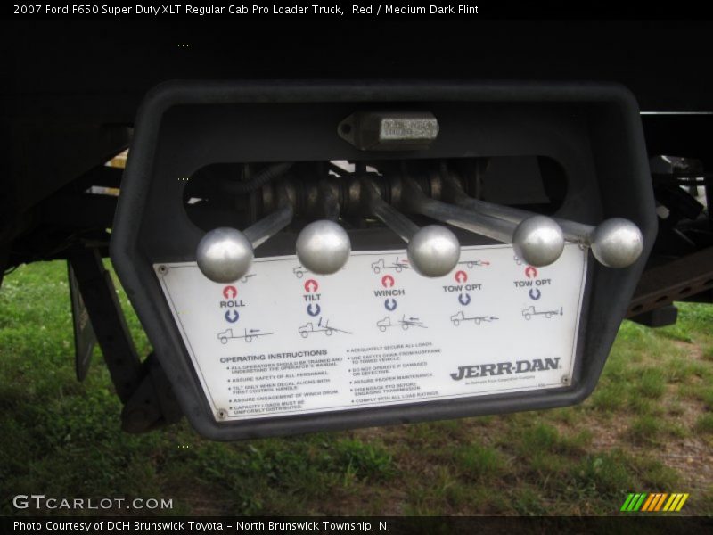 Red / Medium Dark Flint 2007 Ford F650 Super Duty XLT Regular Cab Pro Loader Truck