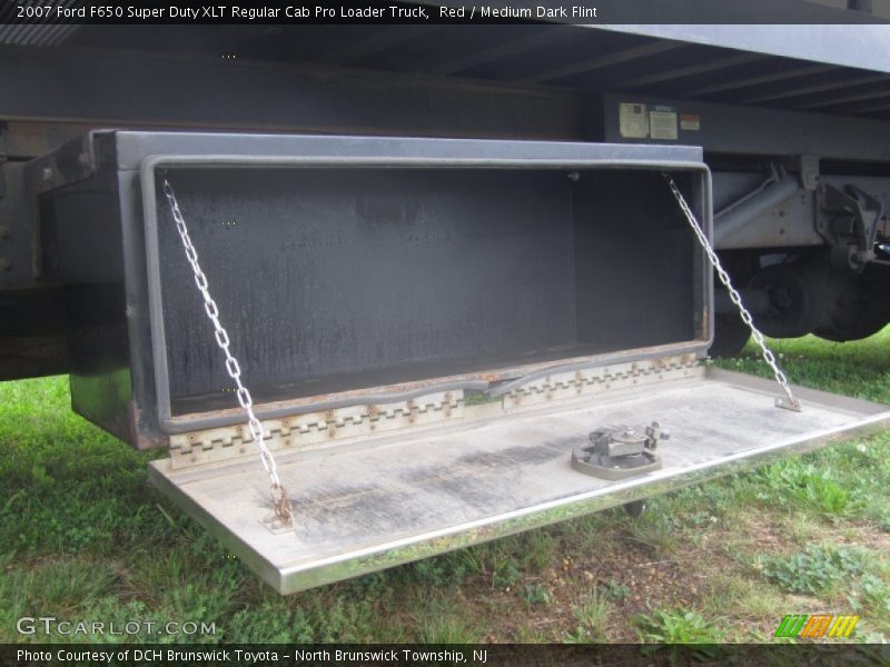 Red / Medium Dark Flint 2007 Ford F650 Super Duty XLT Regular Cab Pro Loader Truck