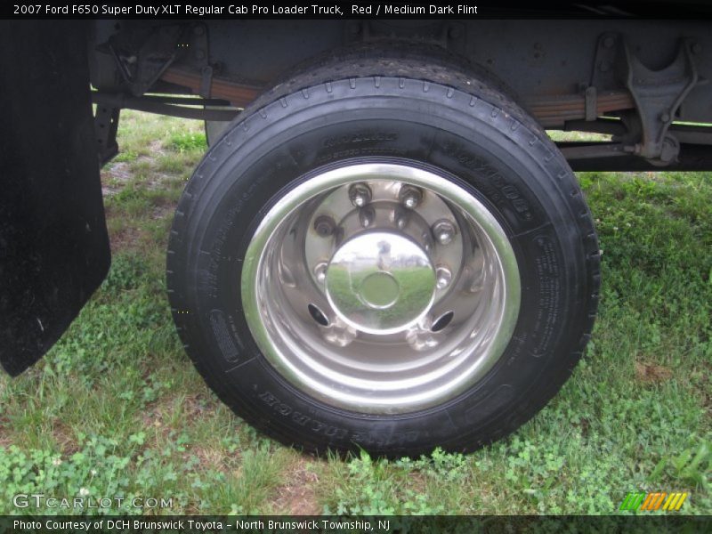Red / Medium Dark Flint 2007 Ford F650 Super Duty XLT Regular Cab Pro Loader Truck