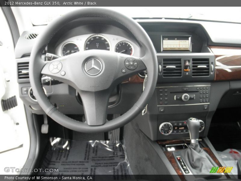 Arctic White / Black 2012 Mercedes-Benz GLK 350