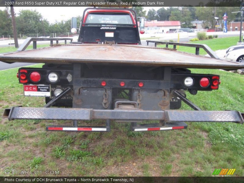 Red / Medium Dark Flint 2007 Ford F650 Super Duty XLT Regular Cab Pro Loader Truck