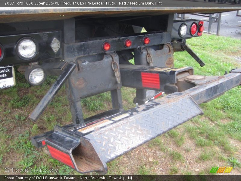 Red / Medium Dark Flint 2007 Ford F650 Super Duty XLT Regular Cab Pro Loader Truck