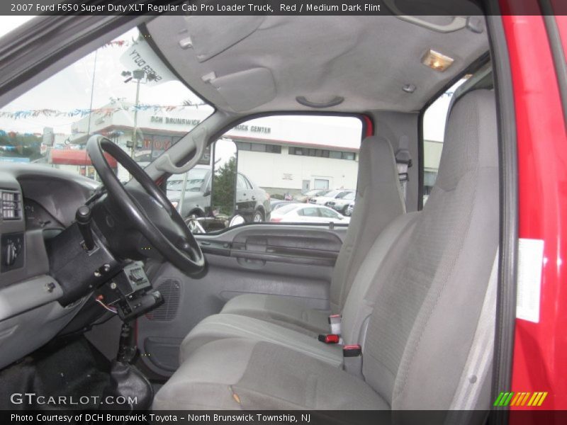 Red / Medium Dark Flint 2007 Ford F650 Super Duty XLT Regular Cab Pro Loader Truck