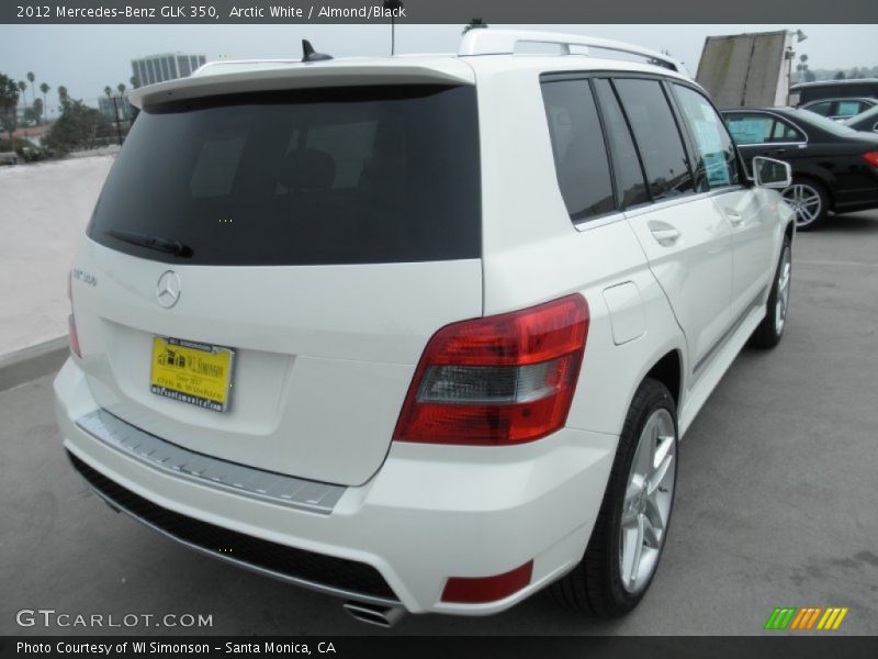 Arctic White / Almond/Black 2012 Mercedes-Benz GLK 350