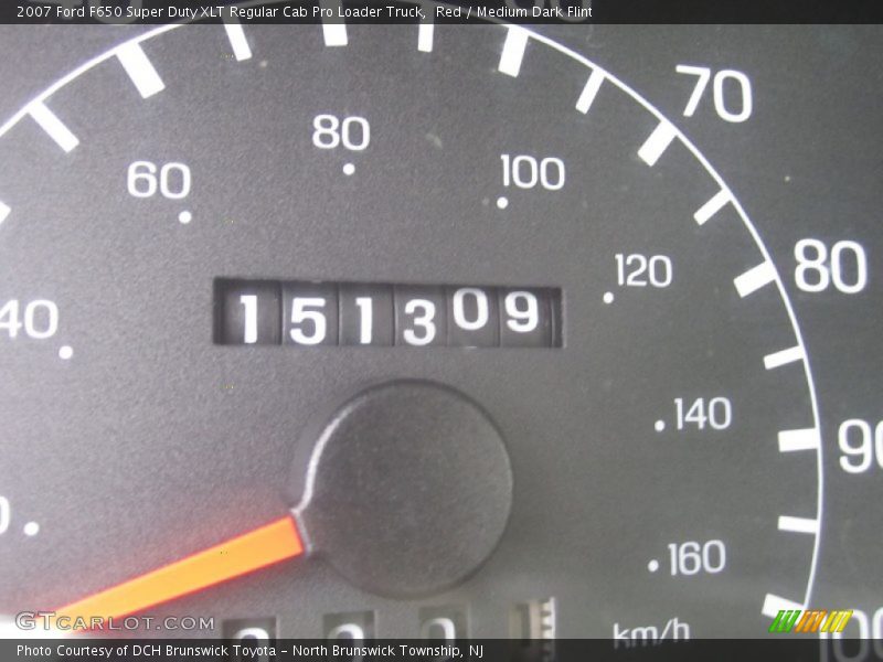 Red / Medium Dark Flint 2007 Ford F650 Super Duty XLT Regular Cab Pro Loader Truck