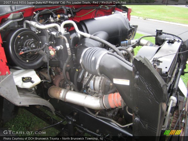 Red / Medium Dark Flint 2007 Ford F650 Super Duty XLT Regular Cab Pro Loader Truck