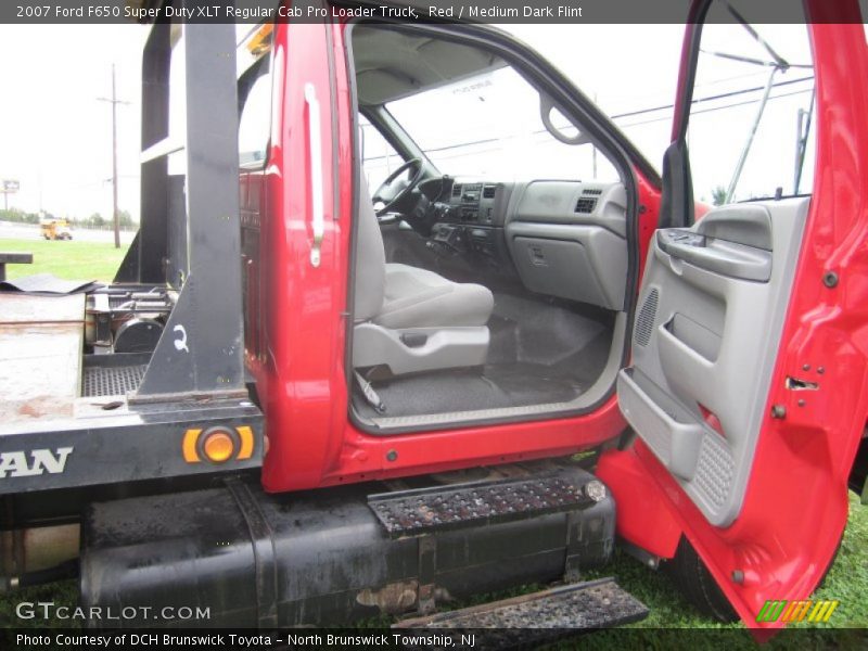 Red / Medium Dark Flint 2007 Ford F650 Super Duty XLT Regular Cab Pro Loader Truck