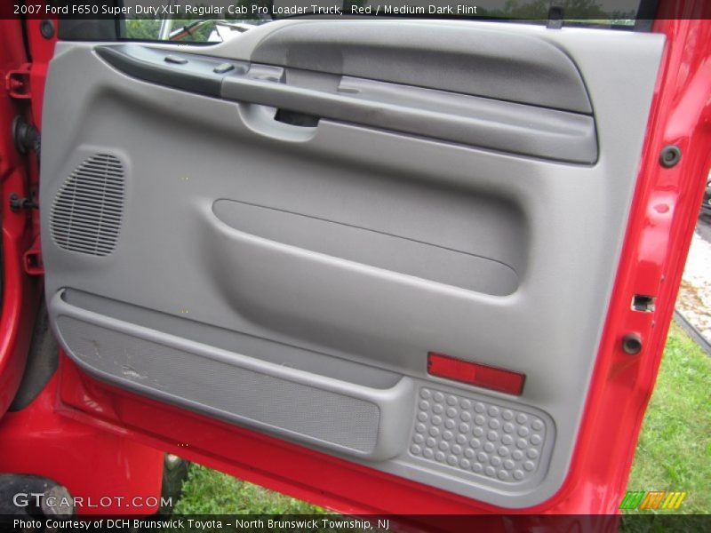 Red / Medium Dark Flint 2007 Ford F650 Super Duty XLT Regular Cab Pro Loader Truck