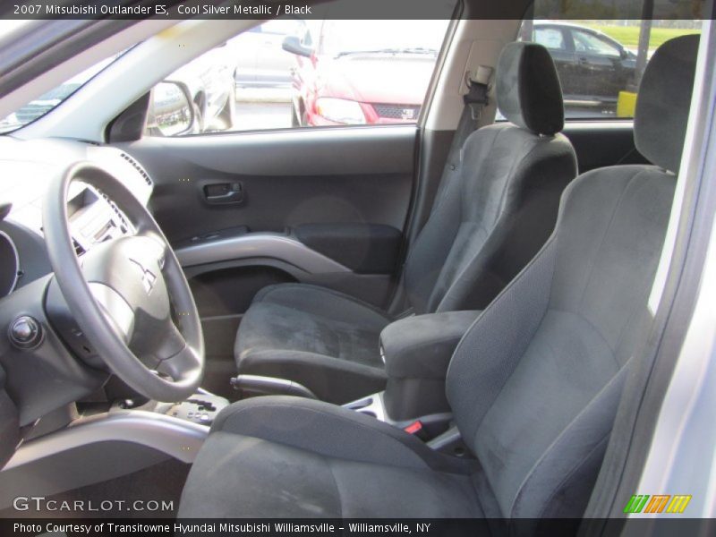 Cool Silver Metallic / Black 2007 Mitsubishi Outlander ES
