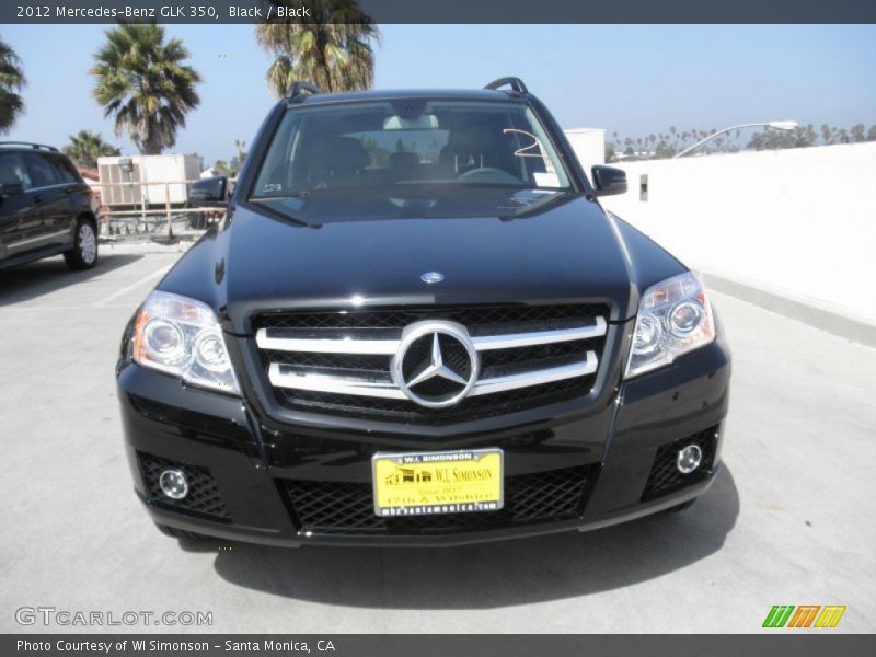 Black / Black 2012 Mercedes-Benz GLK 350