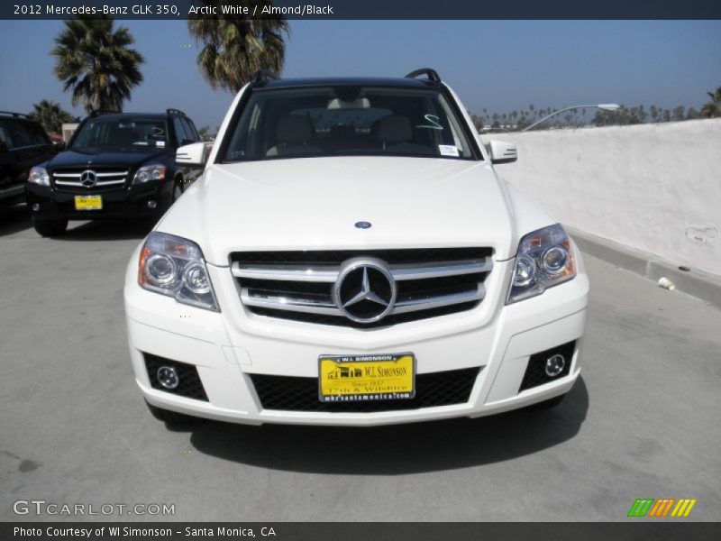 Arctic White / Almond/Black 2012 Mercedes-Benz GLK 350