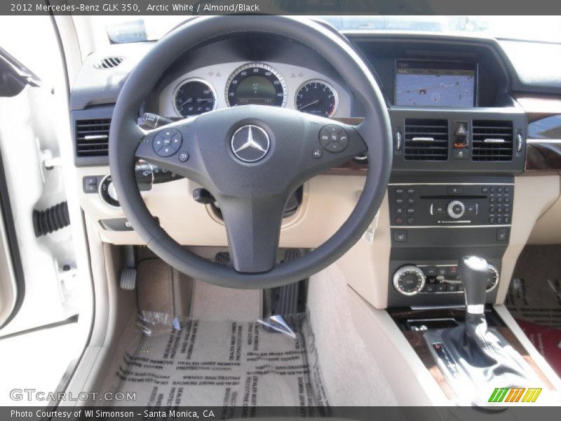 Arctic White / Almond/Black 2012 Mercedes-Benz GLK 350