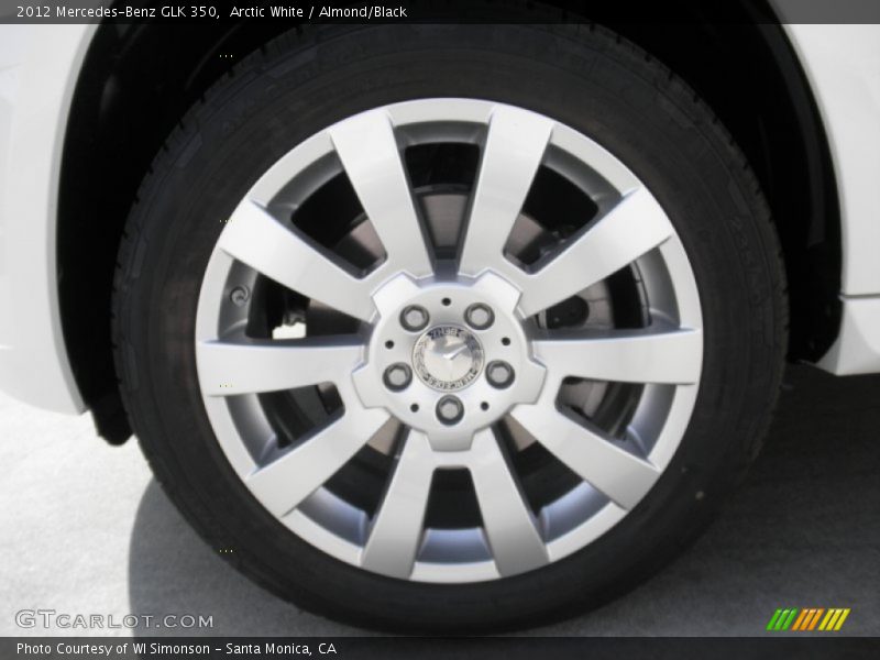 Arctic White / Almond/Black 2012 Mercedes-Benz GLK 350