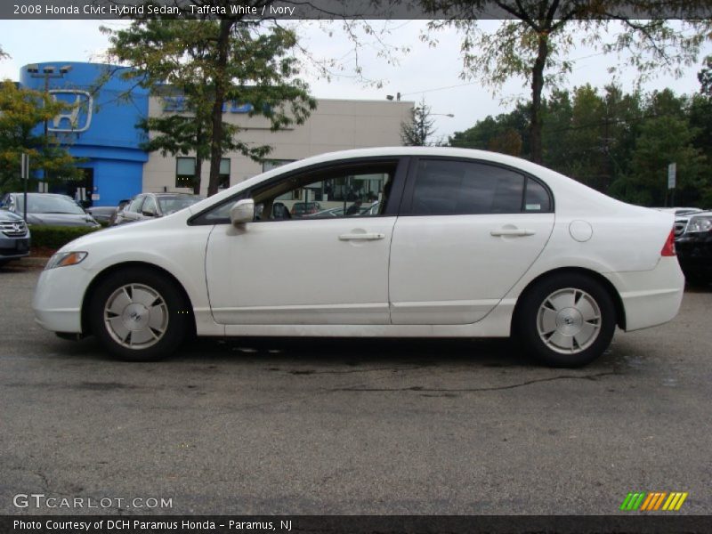 Taffeta White / Ivory 2008 Honda Civic Hybrid Sedan