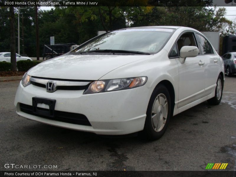 Taffeta White / Ivory 2008 Honda Civic Hybrid Sedan
