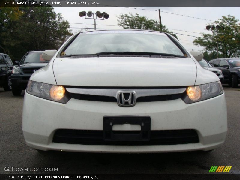 Taffeta White / Ivory 2008 Honda Civic Hybrid Sedan