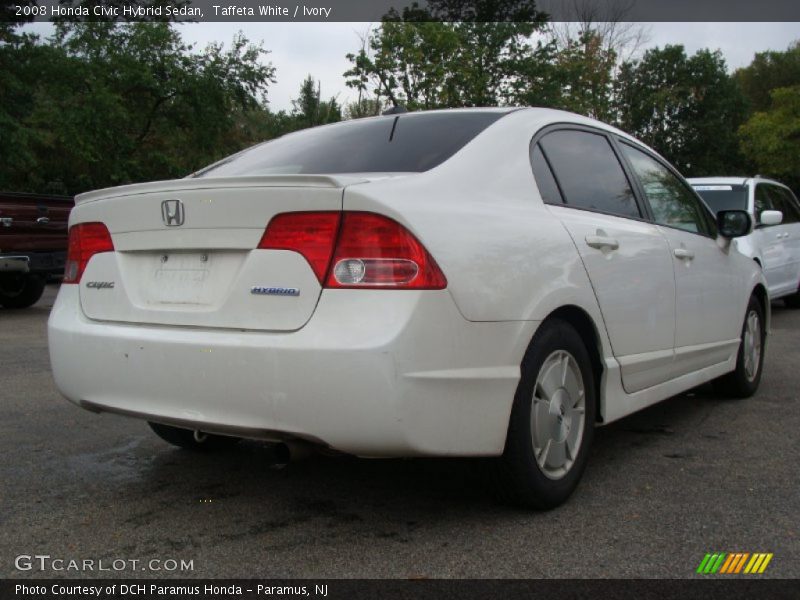 Taffeta White / Ivory 2008 Honda Civic Hybrid Sedan