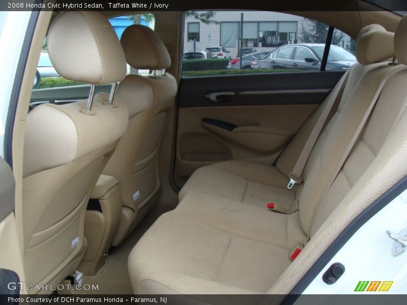 Taffeta White / Ivory 2008 Honda Civic Hybrid Sedan