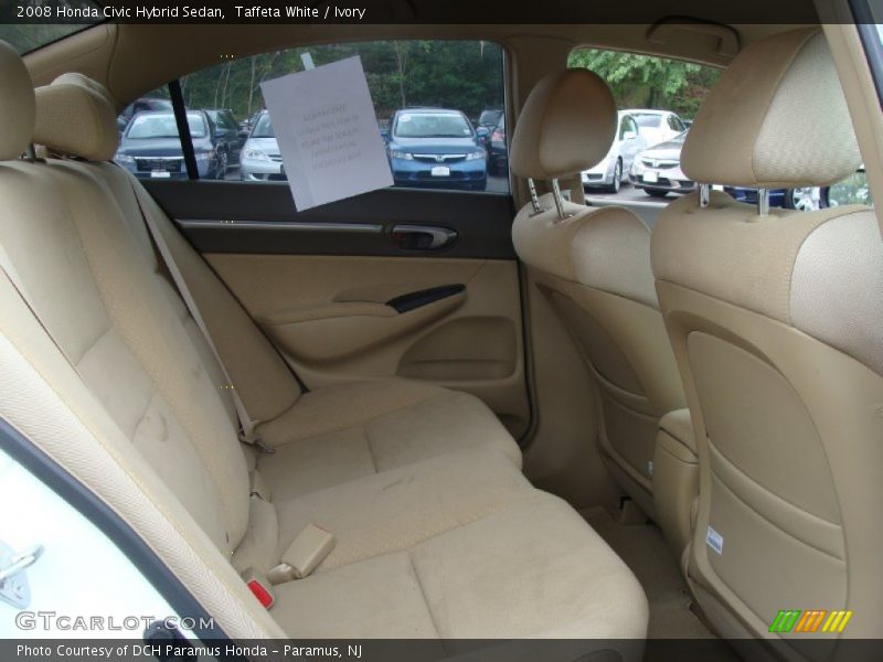 Taffeta White / Ivory 2008 Honda Civic Hybrid Sedan