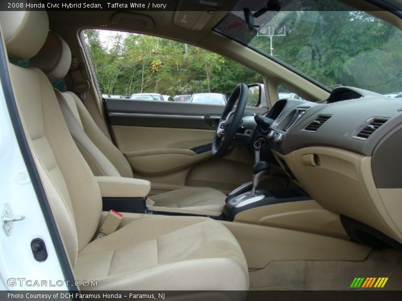 Taffeta White / Ivory 2008 Honda Civic Hybrid Sedan