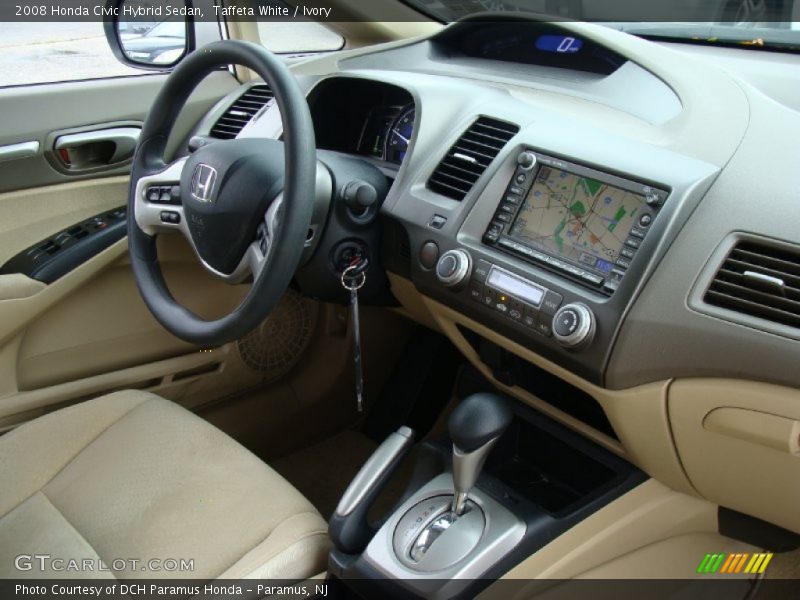 Taffeta White / Ivory 2008 Honda Civic Hybrid Sedan