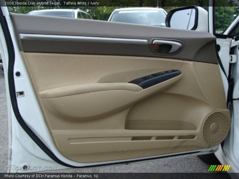 Taffeta White / Ivory 2008 Honda Civic Hybrid Sedan