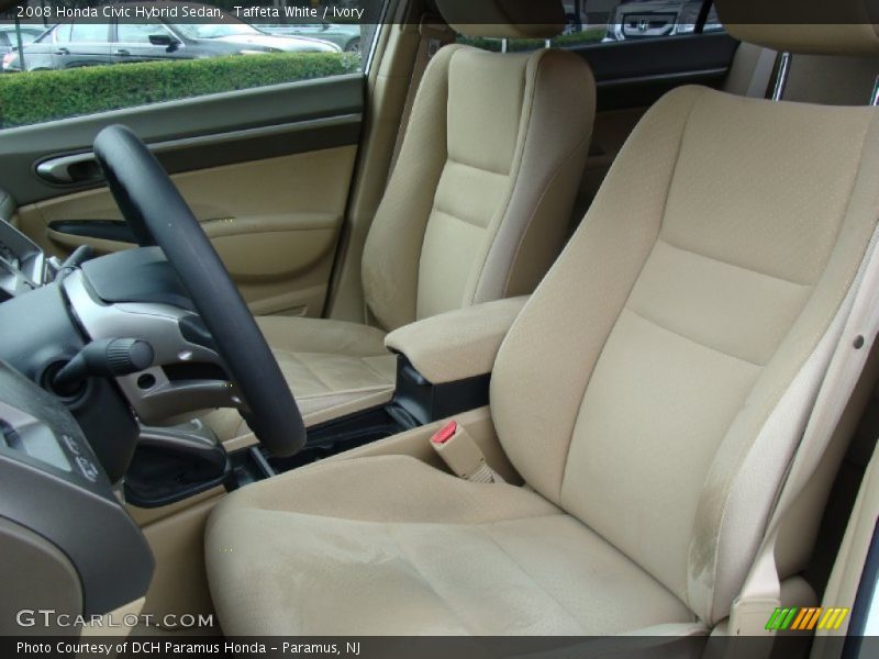 Taffeta White / Ivory 2008 Honda Civic Hybrid Sedan
