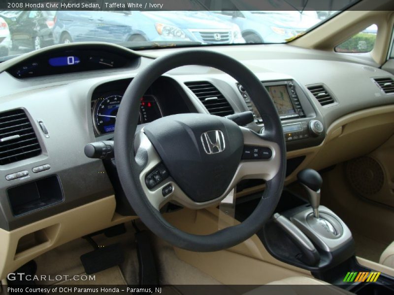 Taffeta White / Ivory 2008 Honda Civic Hybrid Sedan