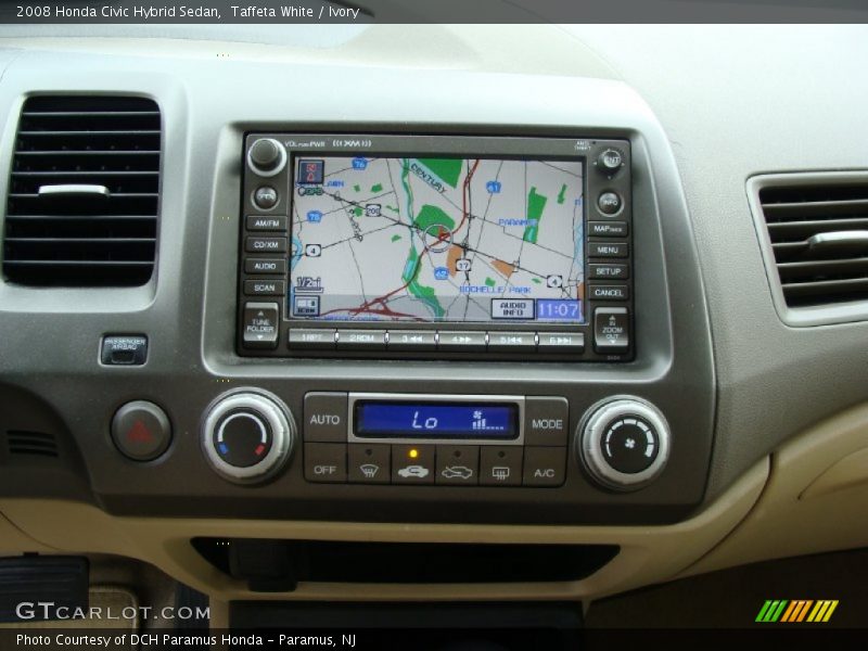 Taffeta White / Ivory 2008 Honda Civic Hybrid Sedan