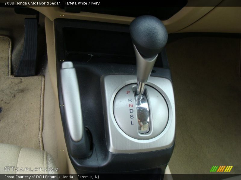 Taffeta White / Ivory 2008 Honda Civic Hybrid Sedan
