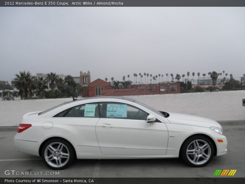 Arctic White / Almond/Mocha 2012 Mercedes-Benz E 350 Coupe