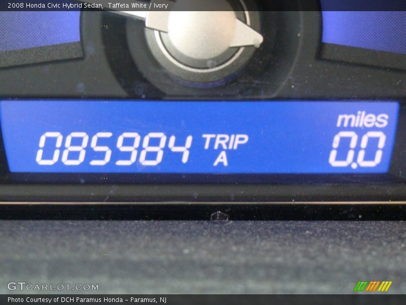 Taffeta White / Ivory 2008 Honda Civic Hybrid Sedan