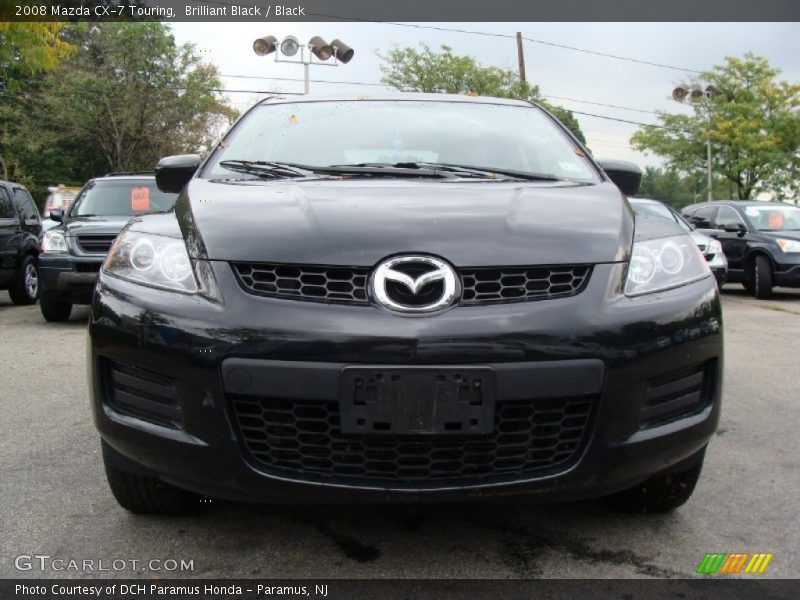 Brilliant Black / Black 2008 Mazda CX-7 Touring