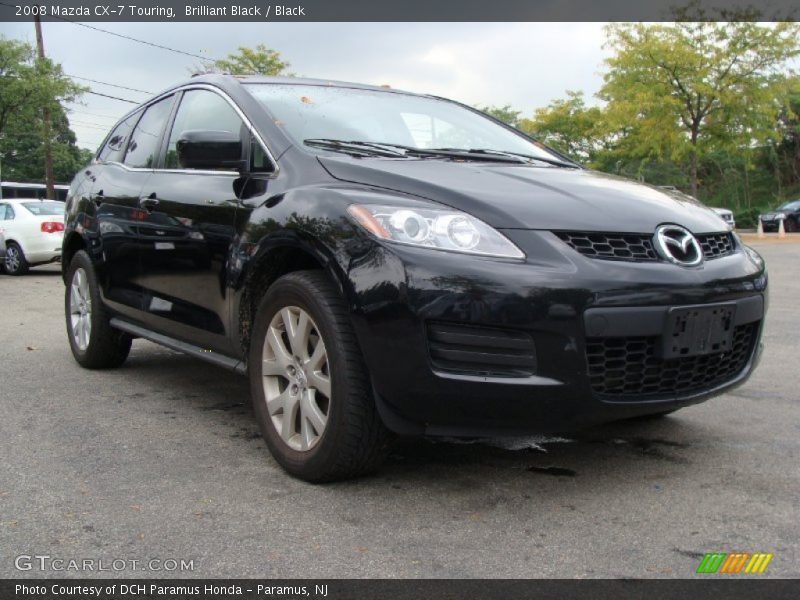 Brilliant Black / Black 2008 Mazda CX-7 Touring